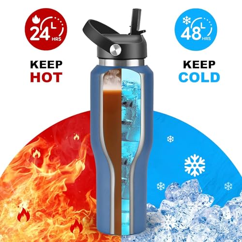 40oz Stainless Steel Water Bottle