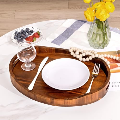 Wood Serving Tray with Handle