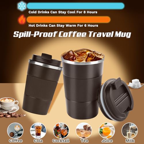 Vacuum Insulated Stainless Steel Travel Coffee Mug