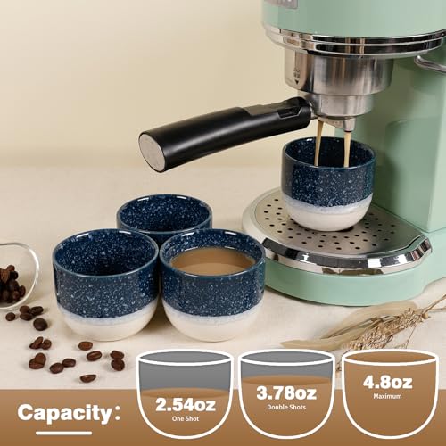 Ceramic Espresso Cups Set of 4