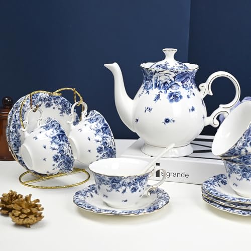 Bone China Tea Set for Adults