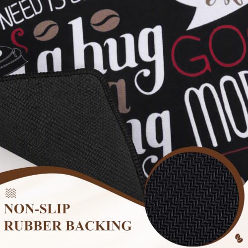 Coffee Mat 2 Pack 12x19 Inch Absorbent Non (2 Count)
