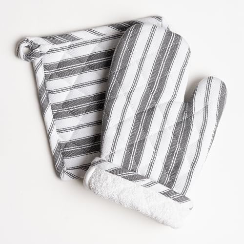 Oven Mitts & Potholder Set