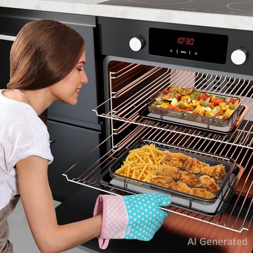 Oven Air Fryer Basket and Tray (6 Count)