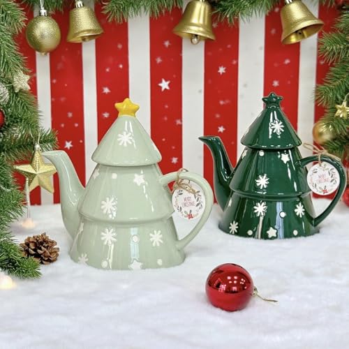 Christmas Tree 28oz Teapot