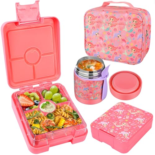 Bento Lunch Box Set With 10oz Soup Thermo