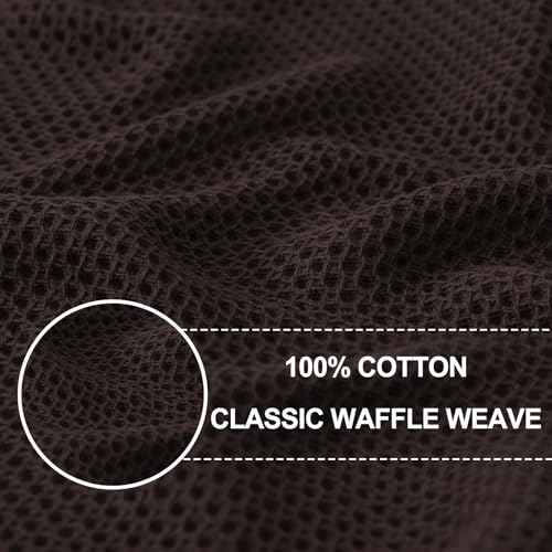100% Cotton Waffle Weave Kitchen Dish Cloths 6 (6 Count)