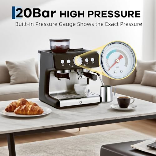 20 Bar Espresso Coffee Machine with Built