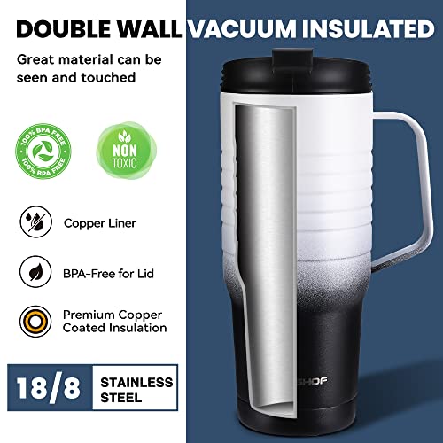 24 oz Travel Mug with Handle
