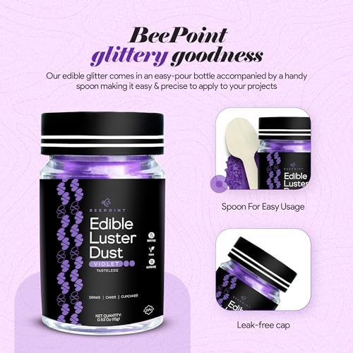 Violet Edible Luster Dust 15g