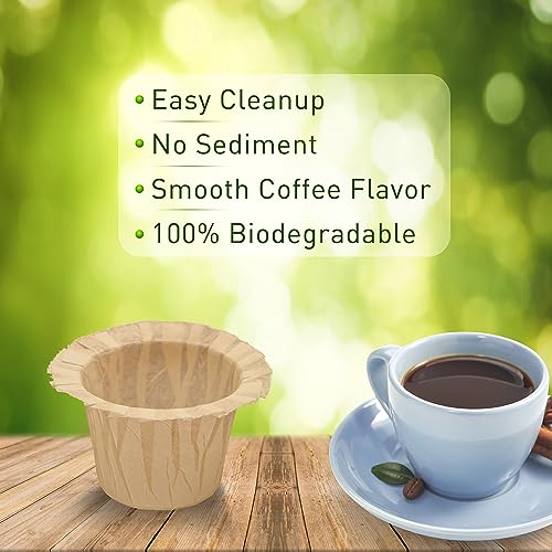 300 Count Natural K Cup Filters for Keurig Single Serve 1.0 and 2.0