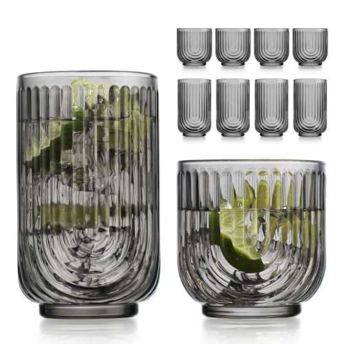 8 Piece Smoke Glassware Set (8 Count)