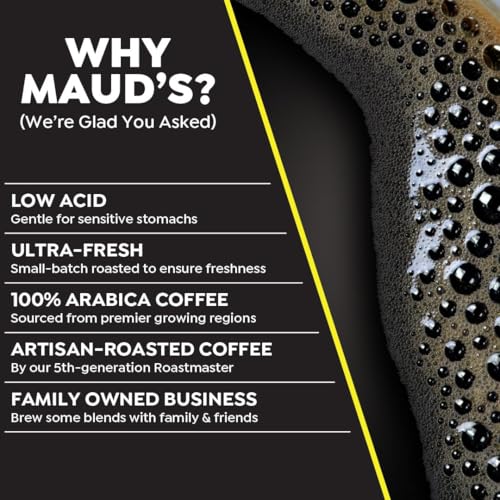 Maud’s World's Strongest Decaf Dark Roast Coffee Pods (50 Count)