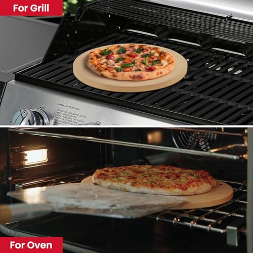 Small Pizza Stone 10.25 Inch for Oven and Grill