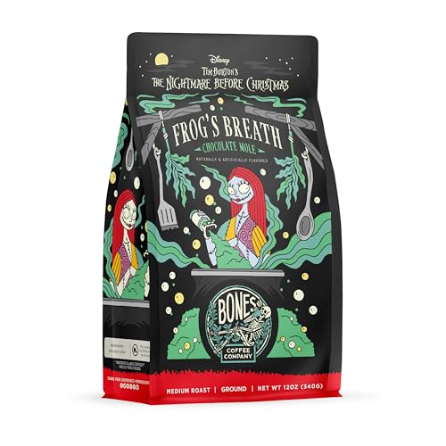 The Nightmare Before Christmas Frog's Breath Flavored Coffee Beans (12 Ounce)