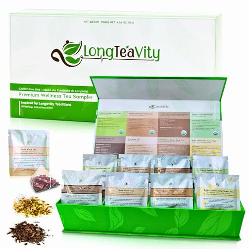 Loose Leaf Tea Sampler Gift Set (40 Count)
