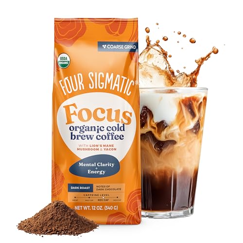 Organic Cold Brew Coffee Grounds (12 Ounce)