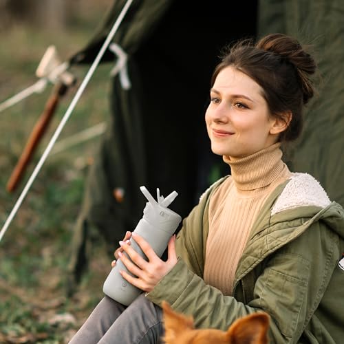 18oz Stainless Steel Insulated Bottle with 2 Leak