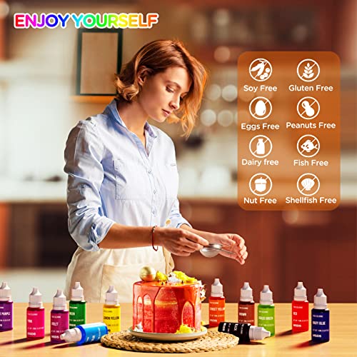Food Coloring Liquid Set (12 Fl Oz)