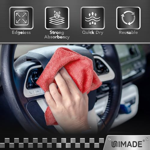 Shop Towels 100 Pack Commercial Grade Work Rags Microfiber Towel (100 Count)