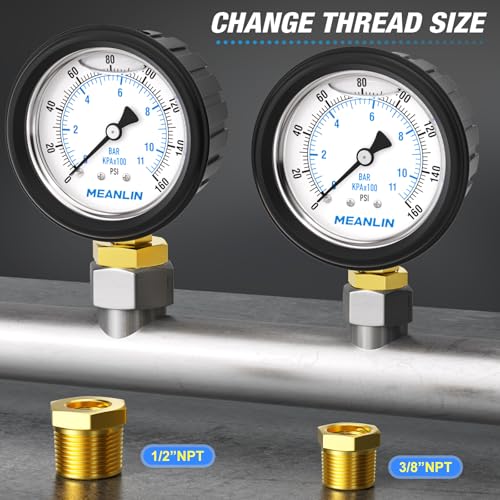 0~160Psi Stainless Steel 1