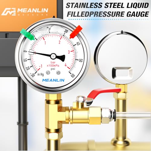 30inHG~60Psi Vacuum Pressure Gauge 1