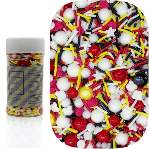 Mouse Themed Sprinkles Mixed Style Edible Cake Decorations Cupcake Toppers Cookie Perfect for Cakes