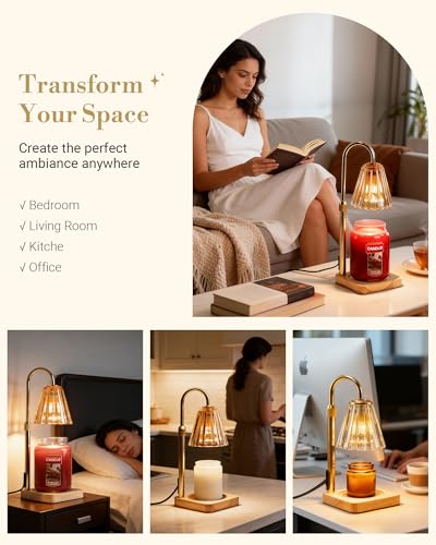 Candle Warmer Lamp with Timer for Yankee Candles