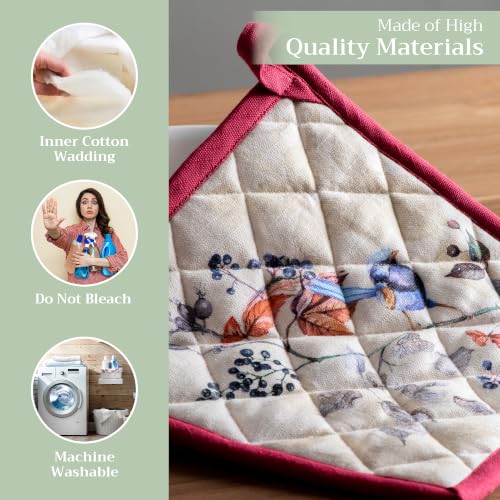 Pot Holders 100% Cotton Potholders (2 Count)