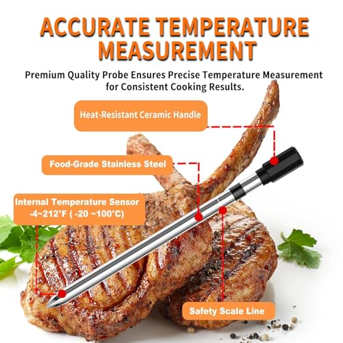 Smart Bluetooth Meat Thermometer
