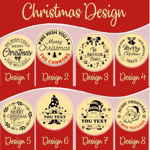 Personalized Christmas Cookie Stamps Customizable Name Cookie Stamps With Handle Cutter For Cookie Baking Decorating Cakes And Handmade Christmas Gifts Perfect