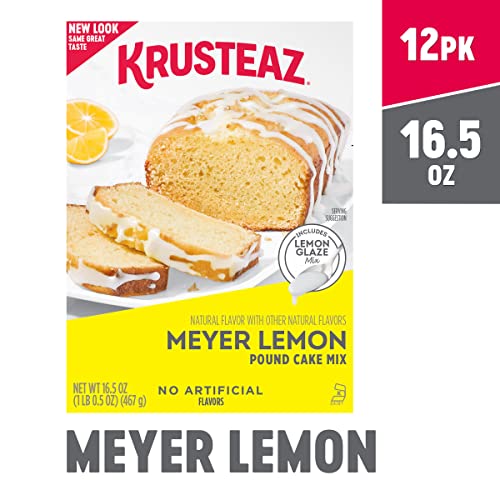 Meyer Lemon Pound Cake Mix with Lemon Glaze Mix (198 Ounce)