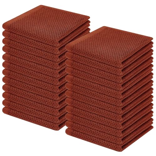 100% Cotton Waffle Weave Kitchen Dish Cloths 24 (24 Count)