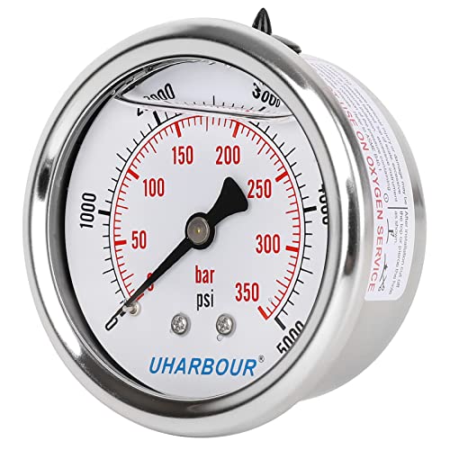 Glycerin Pressure Gauge 5000psi