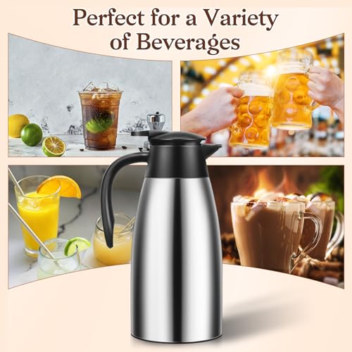 2 PCS 68 OZ Thermal Coffee Carafe (2 Count)