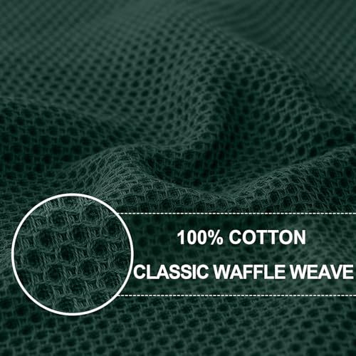 100% Cotton Oversized Waffle Weave Kitchen Towels 8 (8 Count)