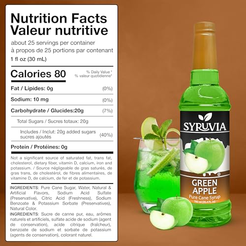 Green Apple Syrup (25.4 Fl Oz)