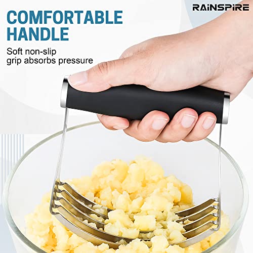Large Pastry Cutter For Baking Durable Pastry Blender Dough Cutter Black