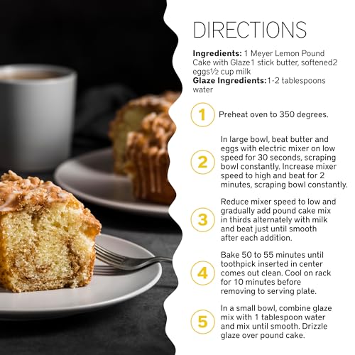Meyer Lemon Pound Cake Mix (18.35 Ounce)