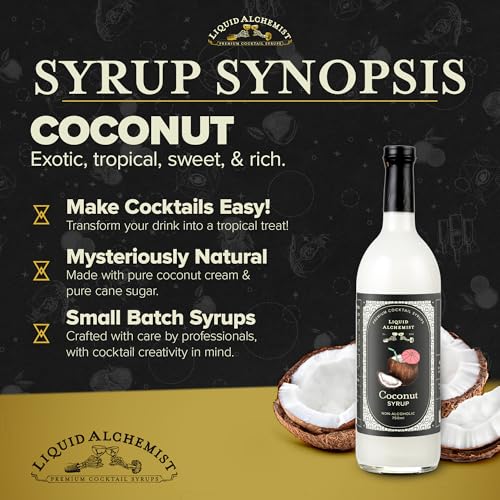 Coconut Syrup for Cocktails (25.4 Fl Oz)