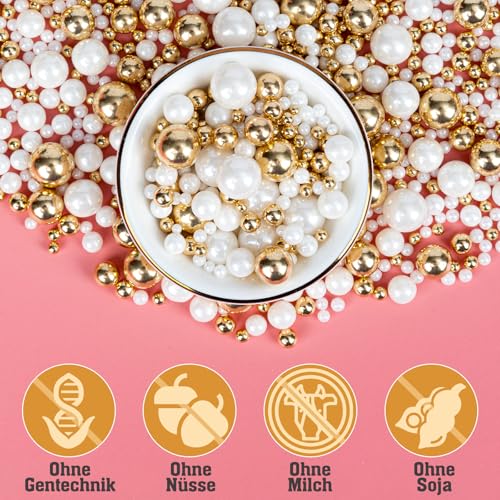 Edible Pearl Sprinkles 130g (4.58 Ounce)
