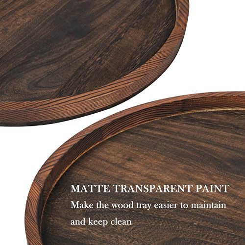 20" Rustic Wooden Serving Tray