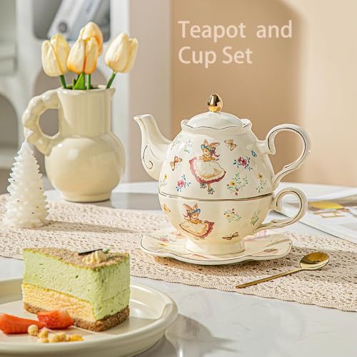 Teapot cup combo