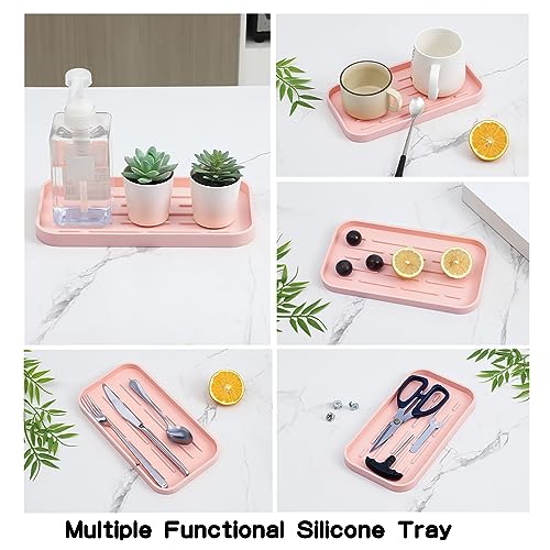 Silicone Kitchen Sink Organizer Tray for Multiple Usage