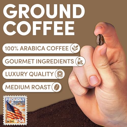 2 lb Vanilla Hazelnut Ground Coffee (32 Ounce)