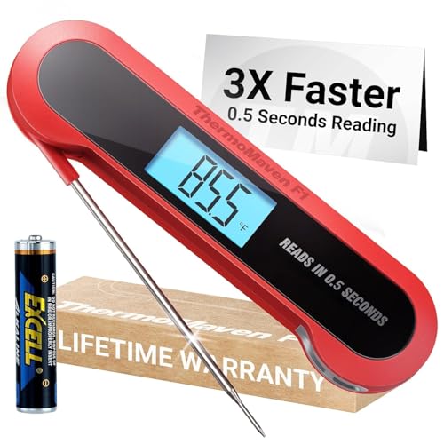 Professional 3X Faster 0.5sec Instant Read Meat Thermometer Digital