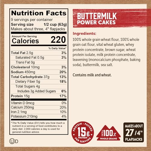 Protein Pancake Power Cakes (120 Ounce)