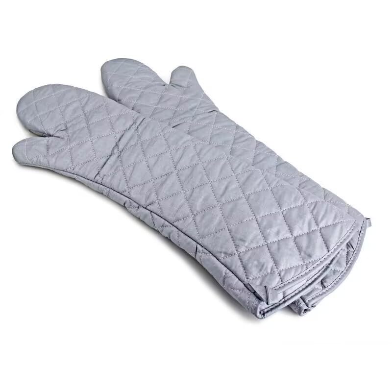 Extra Long 23 Inch Heat Resistant Oven Gloves New Cotton Oven Mitts Kitchen Gloves High Temperature Cooking Tool BBQ Gloves