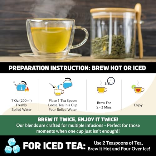 Green Tea Loose Leaf (3.53 Ounce)