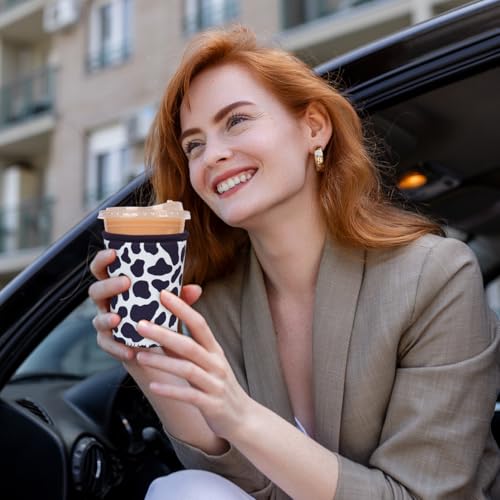 Reusable Insulated Neoprene Iced Coffee Cup Sleeve (3 Count)